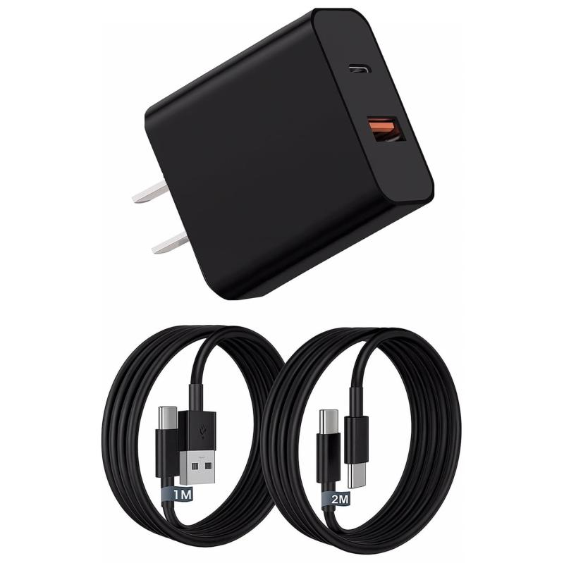 iPhone 充電器 USB 充電器 PD20W急速充電対応 USB-A &amp; Type-C コンセント式電源アダプター 2ポート搭載 iPhone 17air/pro max/16/15/14/13/SE3 iPad、Android/タブレット各