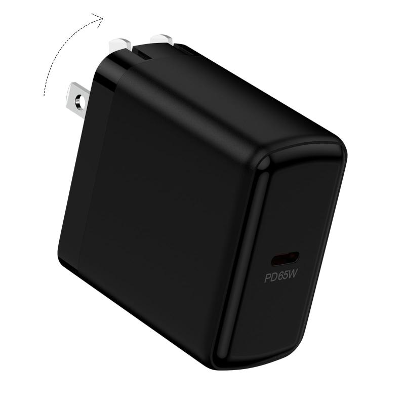 Viviber 充電器 65W USB PD対応 折り畳み式 急速Type-C アダプタ 小型軽量 PPS対応 GaN II採用 PSE認証【iPhone 16 15 iPad Macbook 等対応】