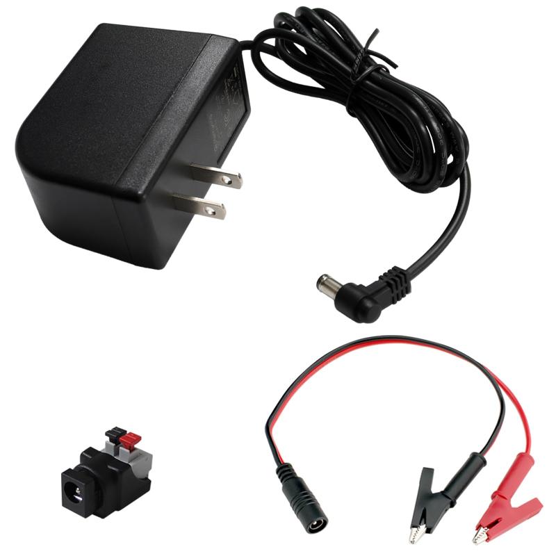 Kaito Denshi(海渡電子) ACアダプター【PSE適合品】24V 1A 24W センタープラス プラグ L字 外径5.5mm 内径2.1mm 汎用 スイッチング式 電源 DC 直流 給電 充電 RoHS わに口クリップセット