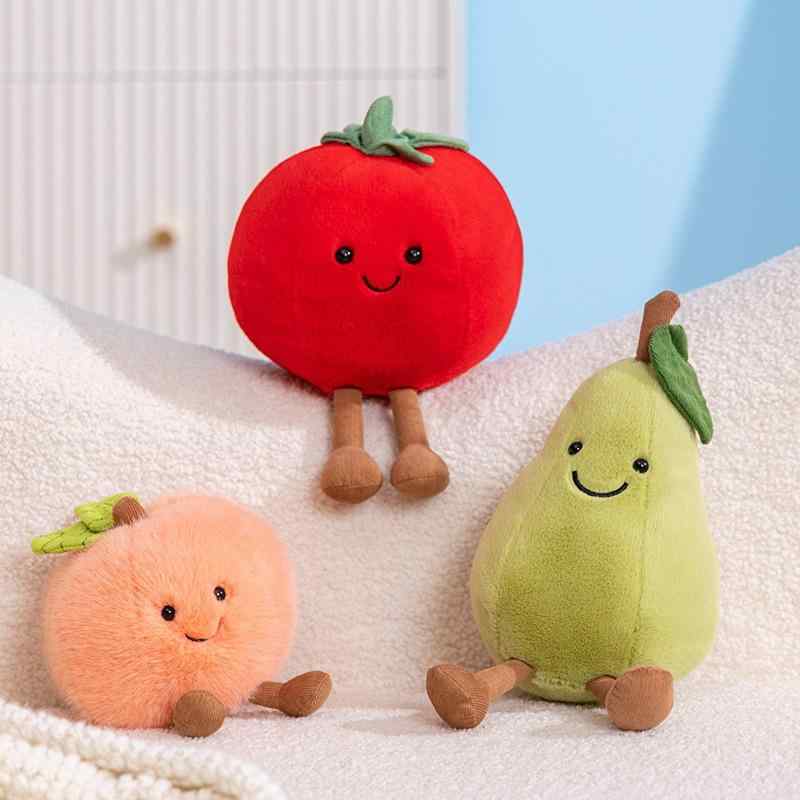 ぬいぐるみ 梨 水蜜桃 ピーチ トマト 西紅柿 野菜 フルーツ 果物 マスコット キーホルダー バッグチャーム 玩具 おもちゃ クッション 抱き枕 インテリア 置物 飾り ふわふわ かわいい 癒し系 プレゼント ギフト用 贈り物
