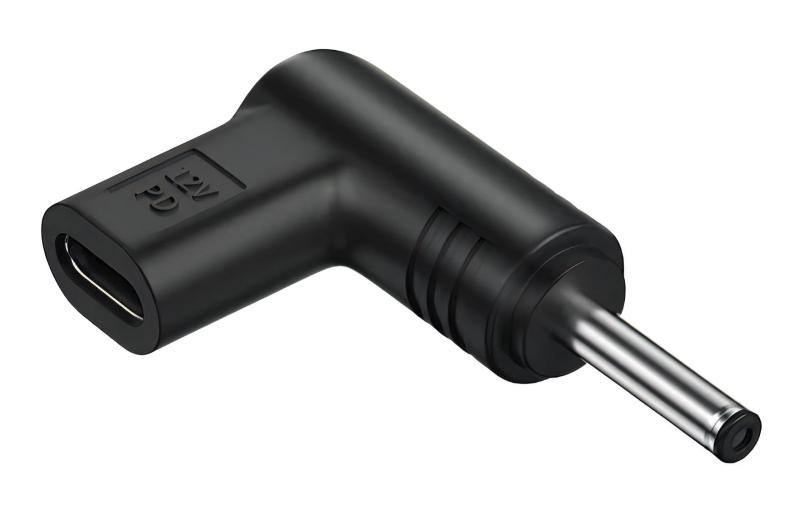 CNCTWO(コネクトツー) 12V専用 PD充電 変換アダプタ エミュレーター ノートパソコン タブレット 小電力機器 コンパクトデザイン USBType-C(メス)→DC(オス)