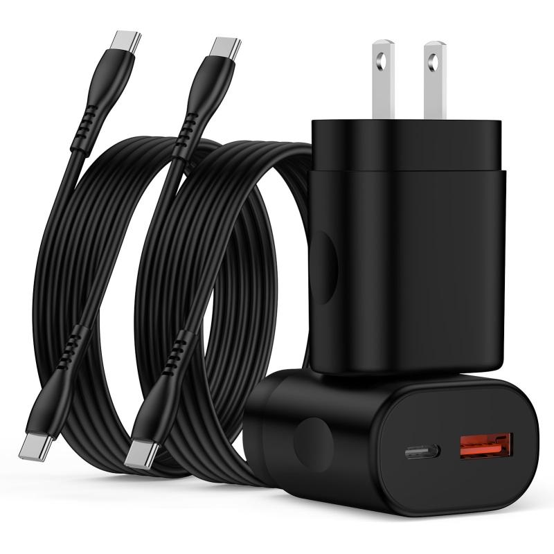 Hootek 急速充電器 Type-C 25W USB充電器 2ポート USB-A&USB-C/PD&QC3.0対応/PSE認証/薄型 ACアダプター Type-C USB コンセント タイプC 電源アダプター iPhone 16e/16