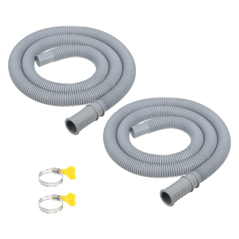 PATIKIL エアコン排水キット ユニバーサル AC 排水ホースコネクター ホース クランプとゴムアダプター付き ミニスプリットウィンドウポータブルACユニット除湿蛇口用