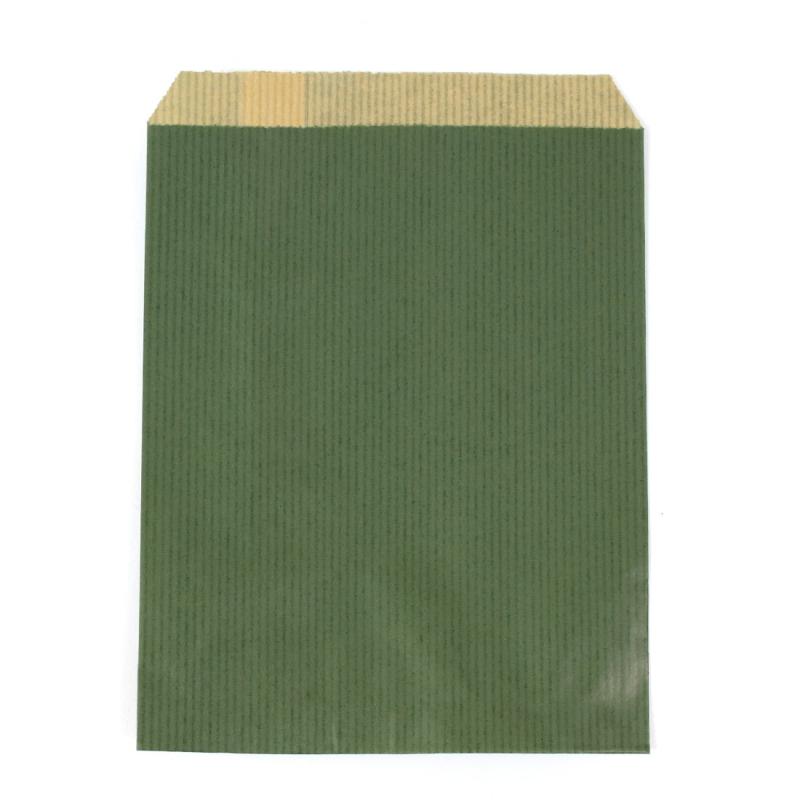 パックタケヤマ 紙袋 マチなし 平袋 F12 エメラルド 200枚 XZT00360