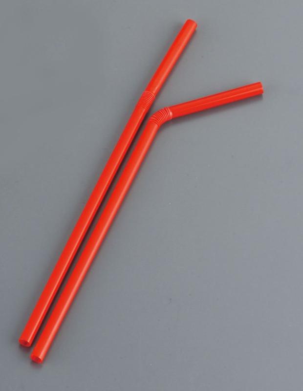 遠藤商事 TKG ストロー フレックス 裸 赤 (500本入) EST5103