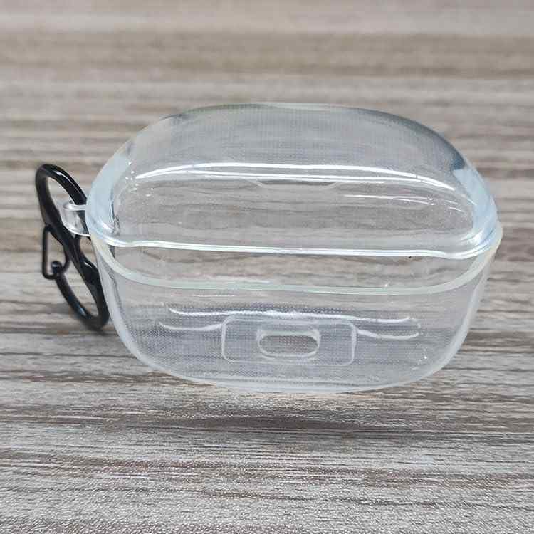 【CYBERGARAGE】イヤホン・ヘッドホンケース・JBL Tune Beam用 クリアケース Tune Beam Ghost 透明 TPU シンプル カラビナ付き 保護カバー ジェービーエル チューン ビーム おしゃれ カバー 傷防止 ケー