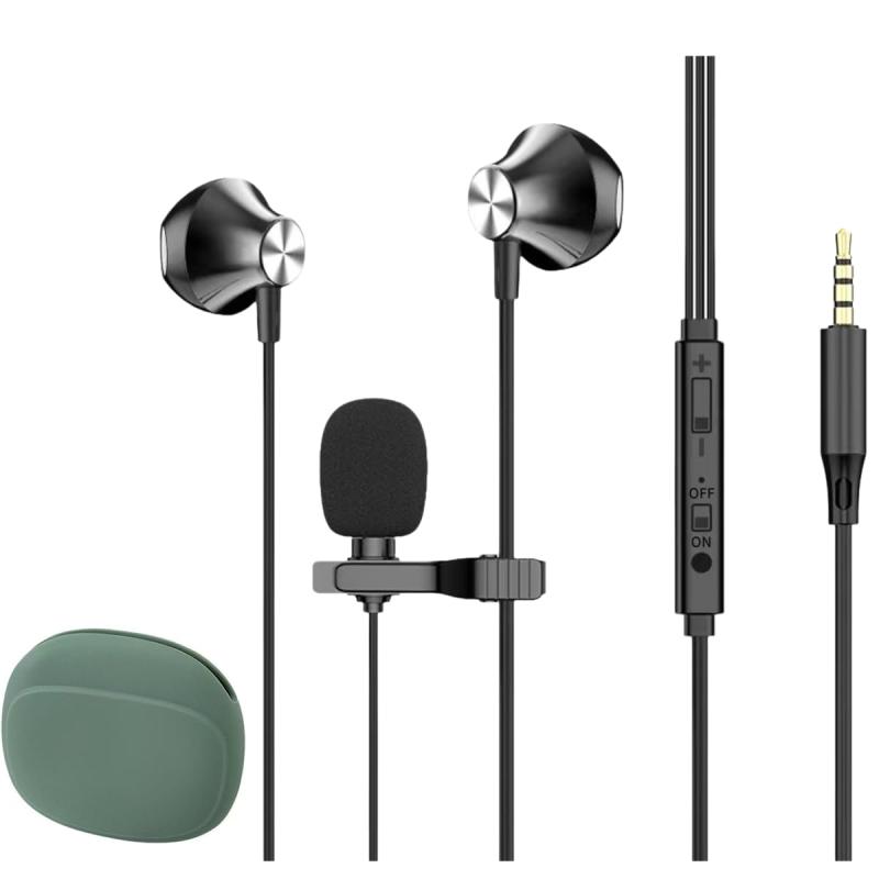 【2025新登場】 ヘッドセット 有線 マイク付き イヤホン 3.5mm 4極プラグ クリップ式マイク ゲーミングイヤホン ゲーミングいやほん 着信応答/終話 音量調節 マイク付きイヤホン ps4 ps5 switch PC