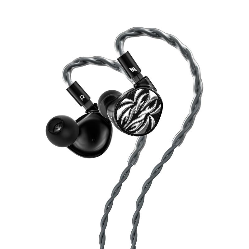 LETSHUOER「Ember」14.8mm大口径平面駆動型ドライバー搭載 HIFI 有線イヤホン/4.4mm/チタン製筐体/ブラック/発売