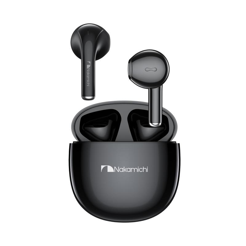 Nakamichi ワイヤレスイヤホン Bluetooth 5.4 13mmドライバー ハンズフリー通話 インナーイヤー型イヤフォン コンパクト 軽量 最大20時間音楽再生 ゲームモード 無線イヤホン TW016