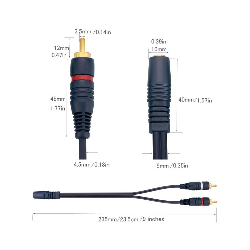 EIGHTNOO RCAケーブル 3.5mm(...の紹介画像3