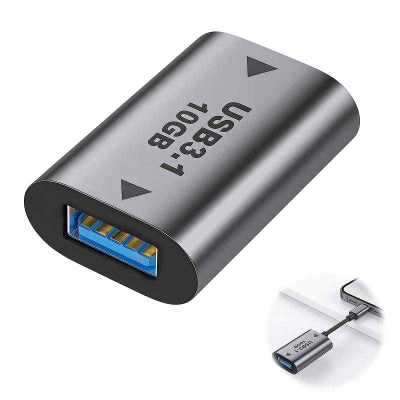 Cases - USB Type-C 変換アダプタ 1個入り USB C to USB 3.1 変換コネクタ メスメスタイプ 最大10Gbps データ転送 OTG対応 スマホ/タブレット/ノートPC用 USB-C延長アダプタ シンプル 耐久性 携帯に便利