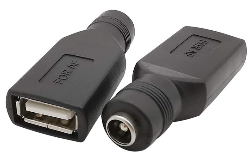 Hewlett Packard - オーディオファン USB変換アダプタ USB タイプA (メス) - DCプラグ Φ5.5mm * Φ2.1mm 2点セット
