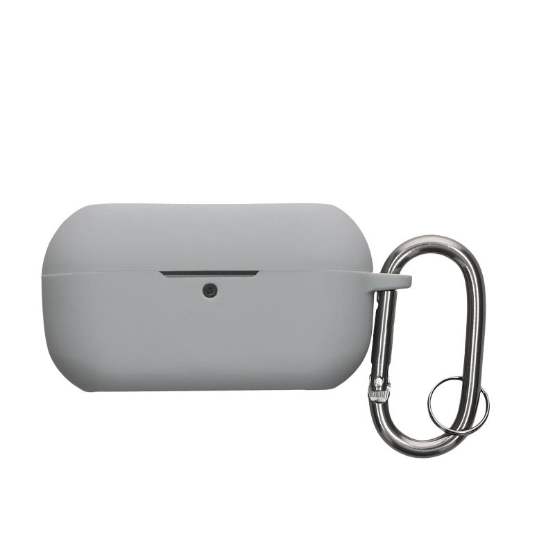 kwmobile イヤホンケース Technics EAH-AZ100対応 ケース - ワイヤレスイヤホン シリコン 落下防止 黒色