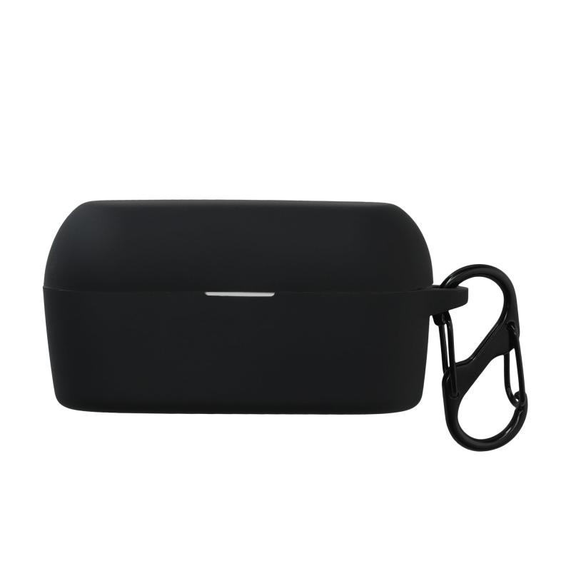 kwmobile イヤホンケース Technics EAH-AZ60E-S対応 ケース - ワイヤレスイヤホン シリコン 落下防止 黒色