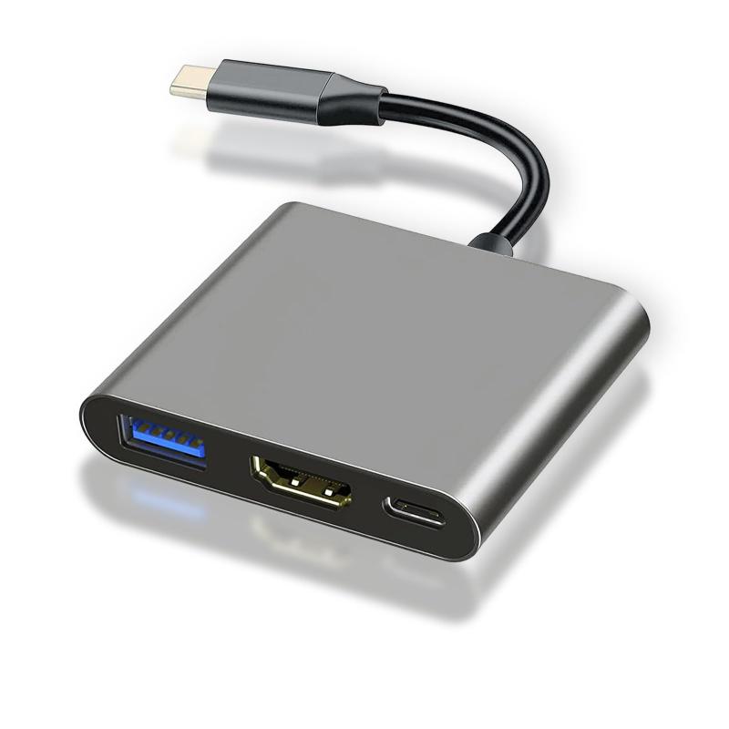 USB Type c HDMI アダプタタイプc SK-CinDa 変換アダプタ USB 3.0高速ポートタイプ100W PD急速充電ポート UHD 4K 解像度 mac/Pad Pro/Phone 17/Huawei/Switch/USB C デバイス