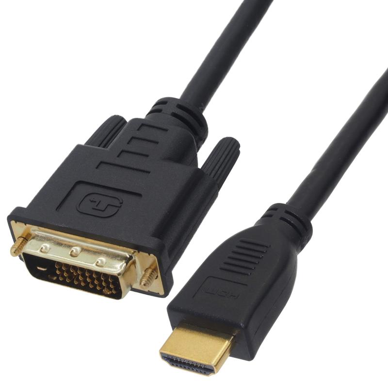 オーディオファン DVI HDMI 変換 アダプターケーブル HDMI-DVI 双方向対応 1080P FULLHD