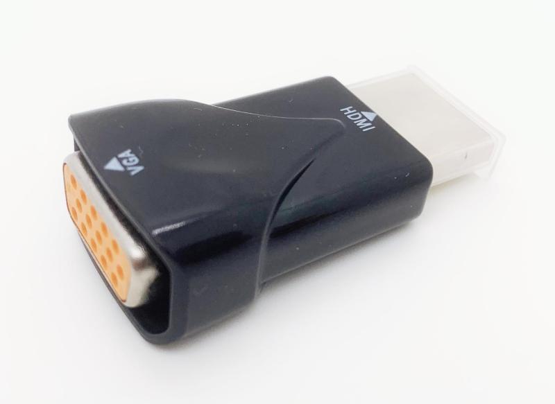 HDMIオス端子→VGAメス端子 HDMI to VGA 変換アダプタ 1080P対応 コンパクト