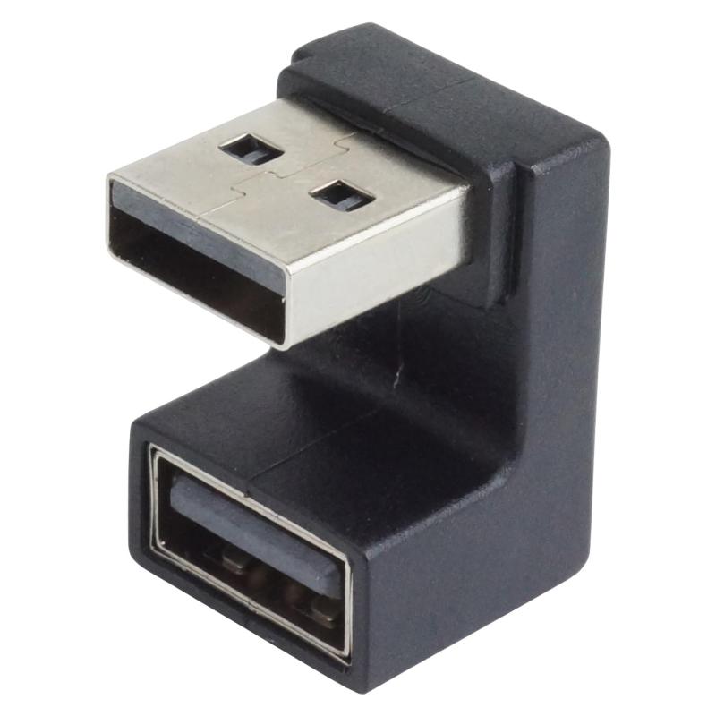 KOYOKOMA USB 3.2 変換アダプタ U型 U字型 USB Type-A オス メス タイプ A 変換コネクタ 角度変換 データ転送