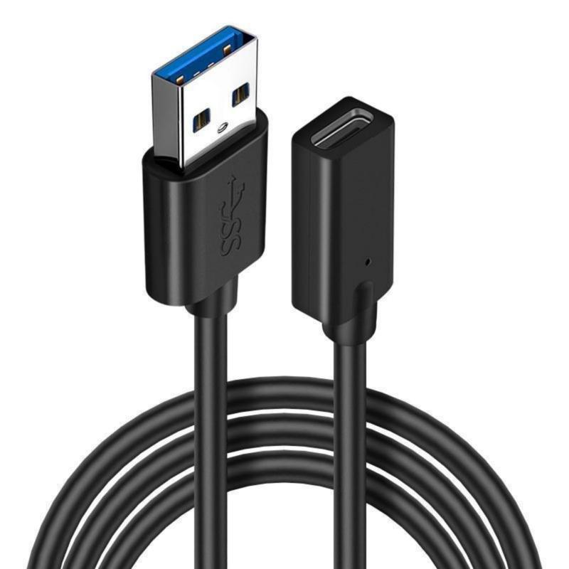 YFFSFDC USB 3.0オス Type C メス 変換ケーブル USB タイプC 変換アダプタ オスメスコード USB Type C変換接続線 5Gbps 高速データ転送