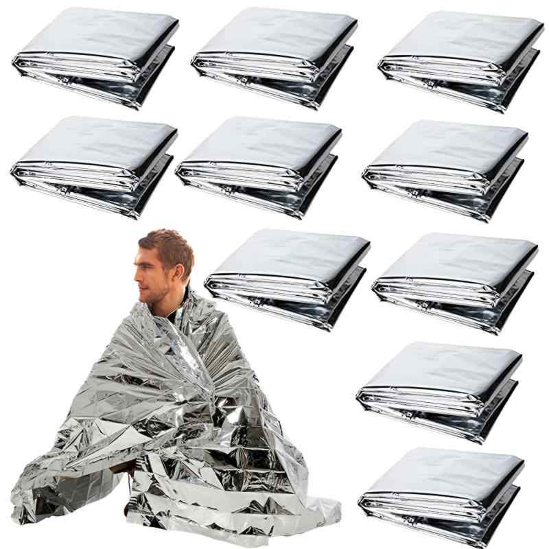 East Leaf アルミブランケット エマージェンシーシート アルミシート 防災 保温 防寒 軽量 大きめ 非常用 遮熱 銀 迷彩