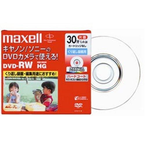 maxell DVDビデオカメラ用DVD-RW・イージーセレクト・1枚入り DRW30HGPW.1P