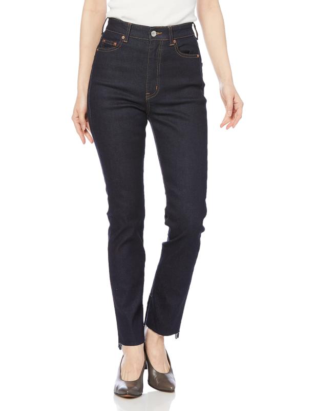 [ミラオーウェン] カットオフスリットスキニーデニムパンツ09WFP221155レディース