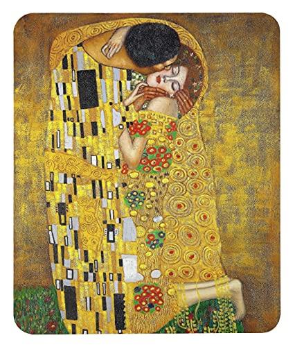 グスタフ・クリムト 『 The Kiss（接吻） 』のマウスパッド 3：フォトパッド（世界の名画シリーズ）