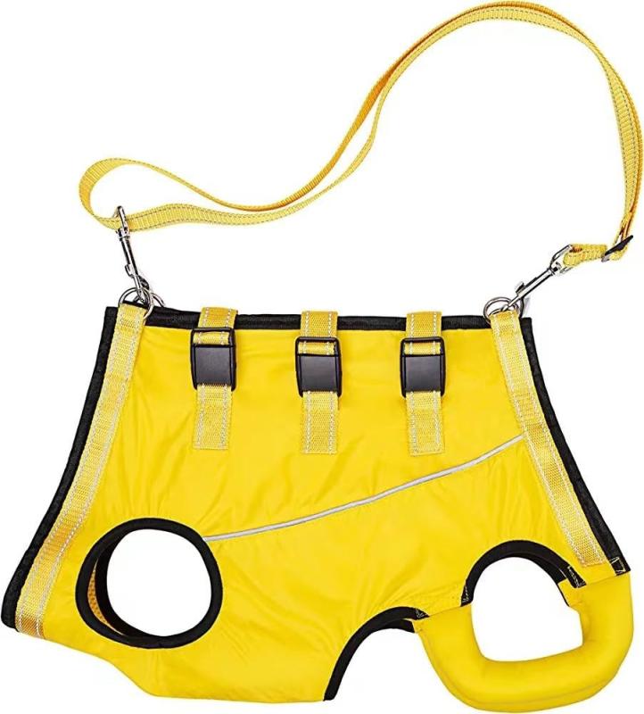 Pet Goods - 犬 ハーネス 歩行補助 ペット用 ハーネス 老犬 前足 後足 補助 けが 介護 リハビリ 柔らかい 通気性 調節可能 柴犬