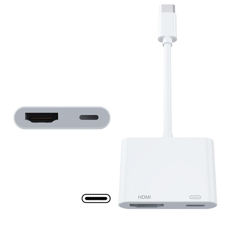 USB-C HDMI変換アダプタ iPhone全シリーズ/MacBook/iPad/Pixel/Galaxy/Switch対応