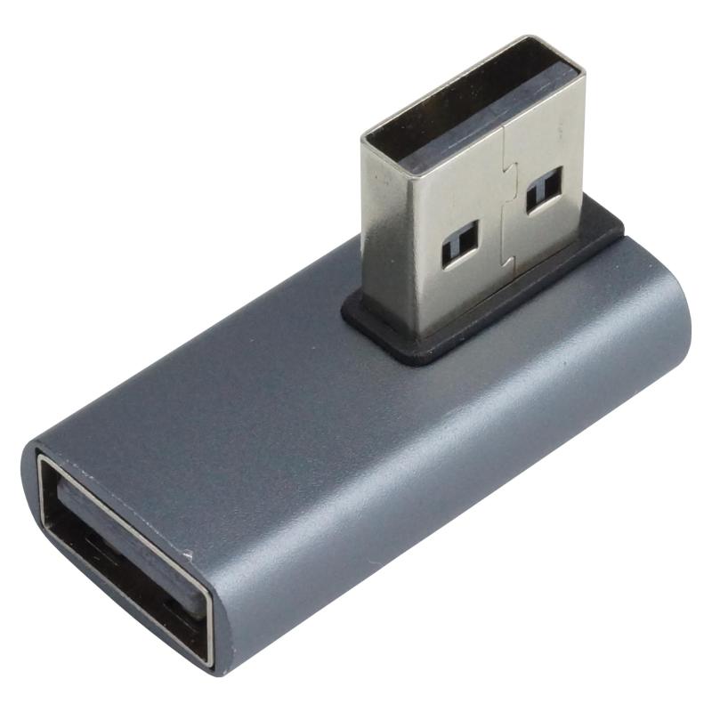 KOYOKOMA USB 3.2 変換アダプタ L型 L字型 USB Type-A オス メス タイプ A 変換コネクタ 角度 90度 角度変換 データ転送