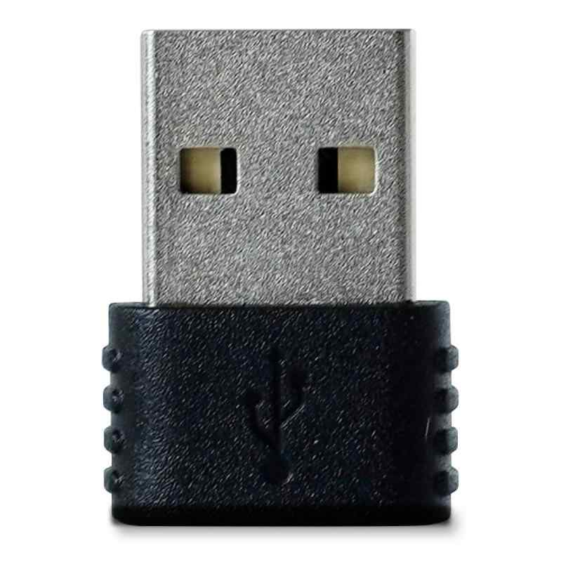 イツワ商事 USB Type-C to USB-A 変換アダプター, ブラック・ホワイト, コンパクト設計 充電・データ転送対応, 持ち運び便利なサイズ