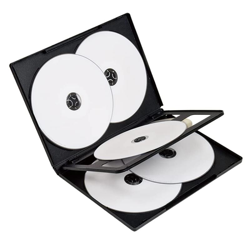ナカバヤシ(Nakabayashi) Digio2 DVDトールケース 6枚収納 3ケースセット ブラック Z0116
