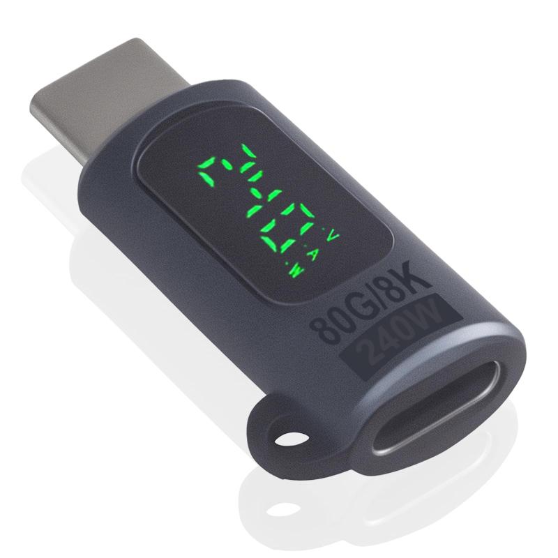 Poyiccot USB Type C 延長アダプタ 80Gbps、