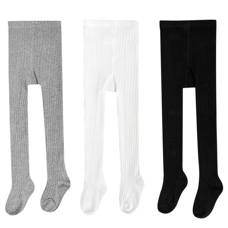 [MooMoo Baby] ベビータイツ 綿素材 3枚セット 女の子 男の子 ベビーレギンス 伸縮性 防寒 柔らかい 通..