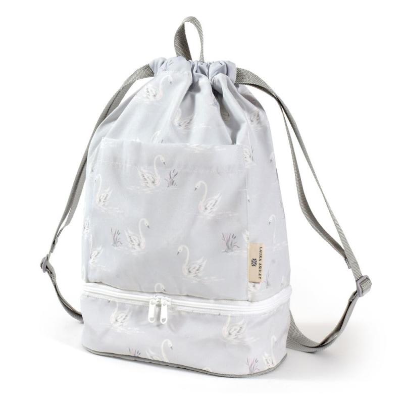 COLORFUL CANDY STYLE/LAURA ASHLEY プールバッグ (ナップサックタイプ) 撥水・軽量タイプ はっ水 軽量 汚れにくい シワ防止 ノーアイロン 女の子