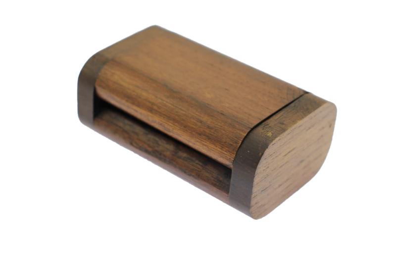 Toothpick Containers - speed mao シンプル 木製 楊枝入れ 爪楊枝 綿棒 ホルダー 収納 BOX 丸型