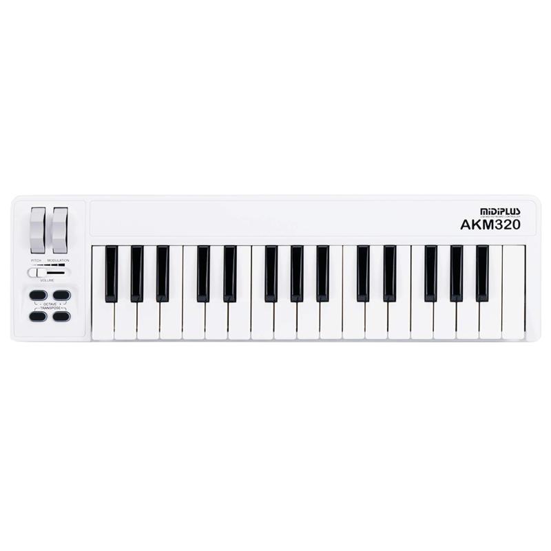 midiplus AKM320 MIDI Keyboard Controller, white
