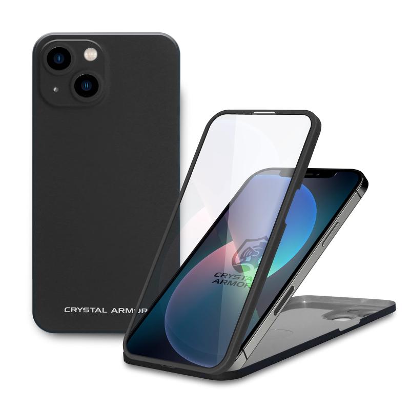 クリスタルアーマー iPhone 13min ケース 強化ガラス 液晶保護 Ultra Light 360 PEI23-UL