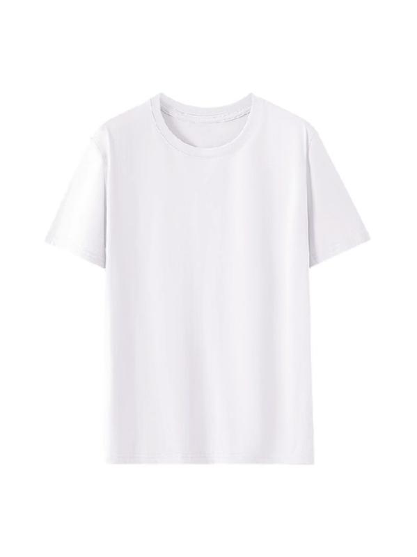 樂天商城 - Tシャツ メンズ レディース 短袖 薄手 綿100% 丸首 ゆったりシルエット 無地 透気性 吸湿速乾 日常使い 春夏 秋 黒 白 グレー ネイビー 赤 黄色 ベージュ ライトブルー ピンク