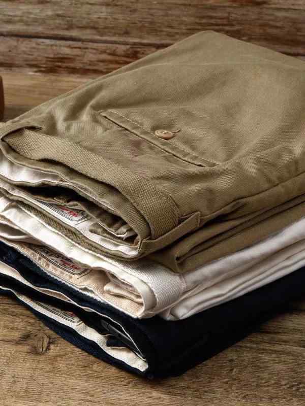Pants - 工装パンツ メンズ 直筒 綿100% 日系 復古 春秋 長ズボン 中腰 腰帯付き ジッパー 厚手 無地 多ポケット 無弾性 斜紋布 米白 深藍 卡其 耐摩耗 免アイロン 色牢度高 耐久 洗濯機可 青年 ファッション 都市 休闲 通勤 普段使い 軽量 快適