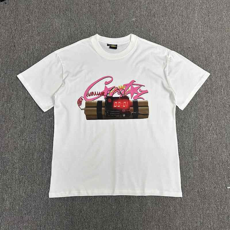 ・カテゴリ: Tシャツ・スタイル: 韓版・主な素材: 綿71-80%・柄: 字母、印花、人文風景・版型: ワイド・袖丈: 短袖・袖型: ラグランスリーブ・ネックライン: クルーネック・スタイル詳細: プリント・カラー展開: 白衣粉字、白衣黄字・サイズ展開: S、M、L、XL、XXL・厚み: 普通・重量: 180-250g・機能: 耐摩耗