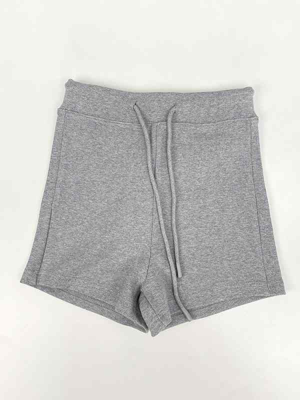Rakuten - レディース ショーツ 高腰 包み込み ヨガ フィットネス 夏 速乾 熱パンツ 綿混紡 ストレッチ ヒップアップ 女性 スポーツ 屋外 アクティブ インナー トレーニング ランニング ジムウェア ダークネイビー グレー 春夏 軽量 通気性 伸縮性 普段使い