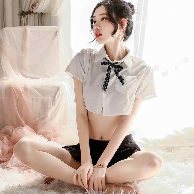 ・カテゴリ: 学生服・スタイル: JK制服・主な素材: 氨纶80-90%・対象性別: 女性・カラー展開: 学生セット（リード+トップ+ミニスカート）、学生セット+黒網ストッキング、学生セット+黒ストッキング、学生セット+黒開脚ストッキング、学生セット+黒白学生ソックス・サイズ展開: 均一サイズ（着用体重65kg以内）