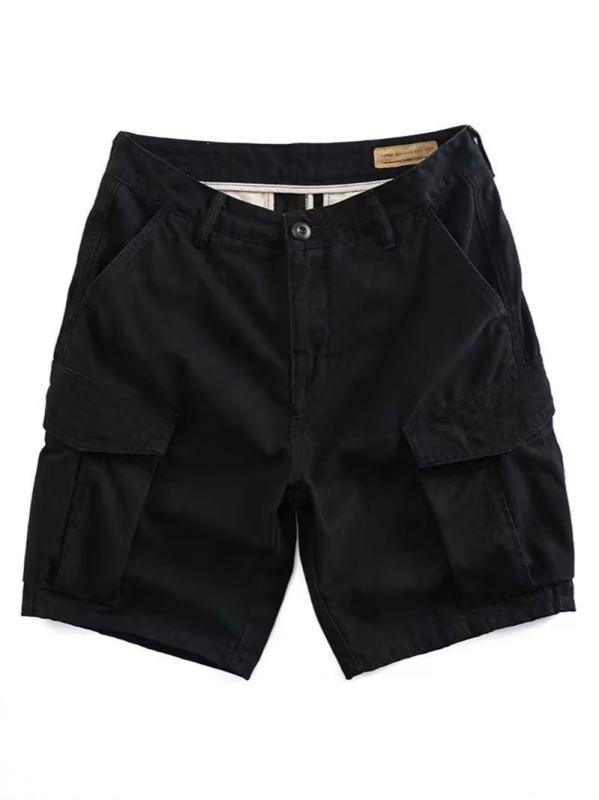 ・カテゴリ: パンツ・スタイル: 運動・主な素材: 綿混紡布・主素材成分: 綿類混紡95%・カラー展開: ブラック、グレー、カーキ、ミリタリーグリーン・サイズ展開: S、M、L、XL、2XL、3XL、4XL・パンツ丈: 五分丈・パンツ型: 直筒・ストレッチ: 微弾・使用シーン: 日常