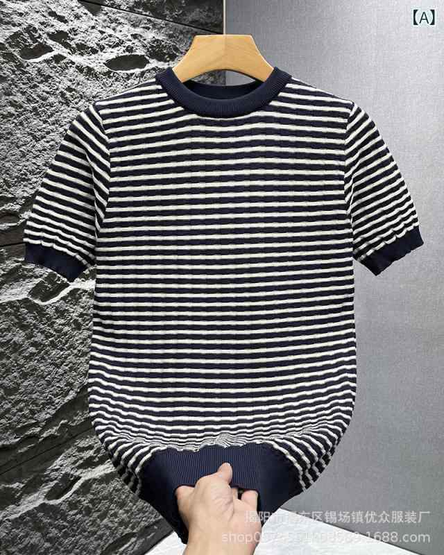・カテゴリ: Tシャツ・スタイル: カジュアル・主な素材: ポリエステル100%・ネックライン: クルーネック・袖丈: 長袖・袖型: 標準・柄: ストライプ・カラー展開: ネイビー、ベージュ・サイズ展開: M、L、XL、XXL、XXXL・フィット: スリム・詳細: ツートンカラー・プリントテーマ: ジオメトリック・機能: 通気性、吸湿速乾、クーリング・重量: 約250-300g・厚み: 薄手・対象: 男性、成人、青年