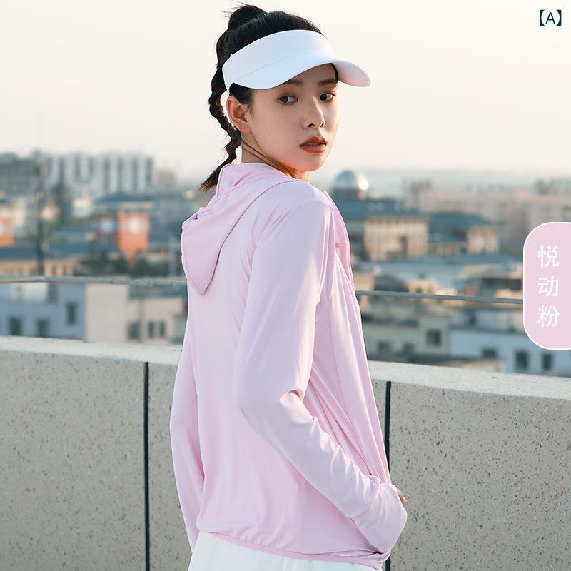 レディース アウトドア 防風 ジャケット 薄手 連帽 長袖 提花 透気 速乾 スキンケア 服 春夏 秋 ピンク 薄荷緑 銀 灰 玉石 白 紫 化繊 混紡 釣り 登山 旅行 郊遊 サイクリング ランニング キャンプ ハイキング UPF30 防晒 風衣 remake-buddy-10327513 リメイクバディー パッケージ画像