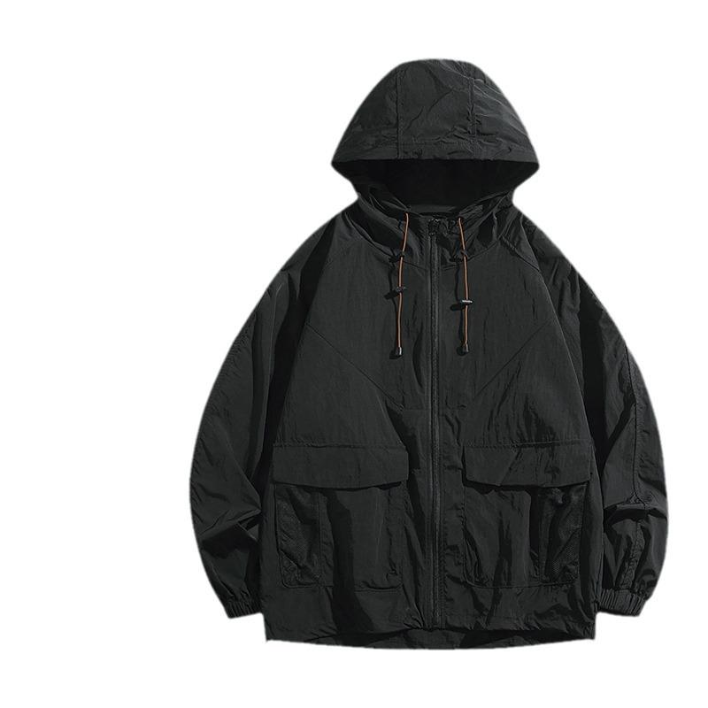 防晒衣 メンズ レディース 夏 連帽 薄手 透気 防紫外線 UPF50+ 登山 户外 冲锋衣 米白 黒 青 紫 コーヒー 色 ジャージ ナイロン 素材 ランニング サイクリング ハイキング キャンプ 用途 軽量 機能 通気性 紫外線カット 保護 ユニセッ remake-buddy-10328111 リメイクバディー パッケージ画像