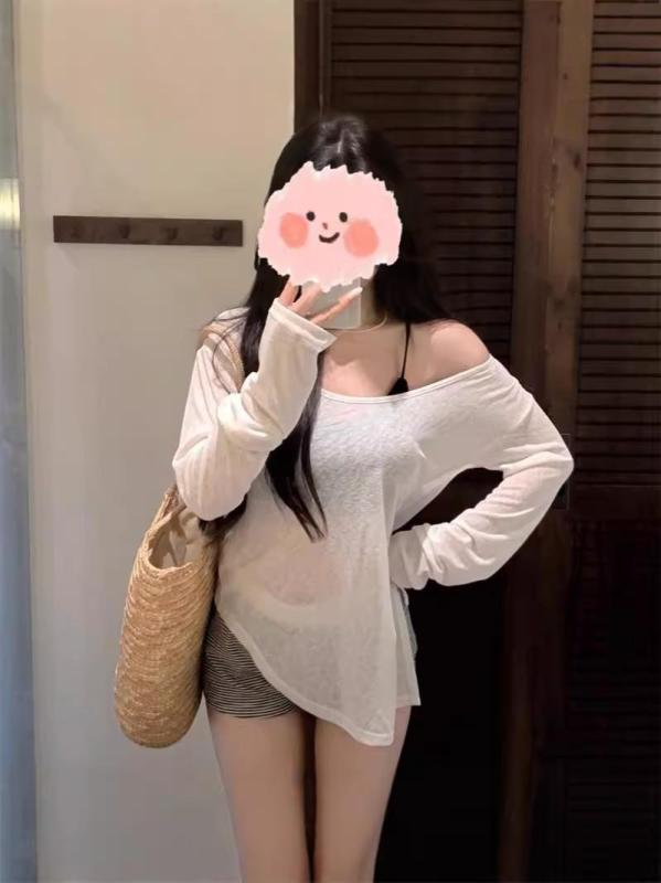 ・カテゴリ: Tシャツ・スタイル: 通勤風・主な素材: ポリエステル90-95%・ネックライン: 他の・袖丈: 長袖・袖型: 常规袖・衣長: 普通款(50cm<衣長≤65cm)・流行要素: 透視・カラー展開: 白色・サイズ展開: S,M,L,XL