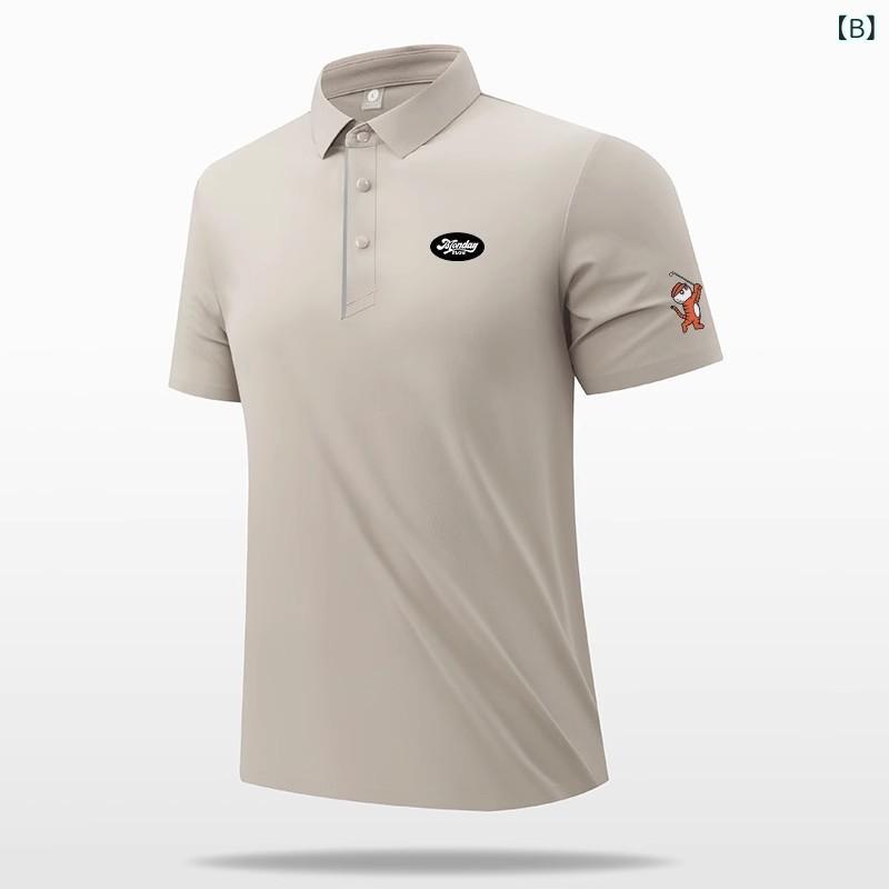 ゴルフ ポロシャツ メンズ レディース 短袖 Tシャツ スポーツ トップス ランニング...