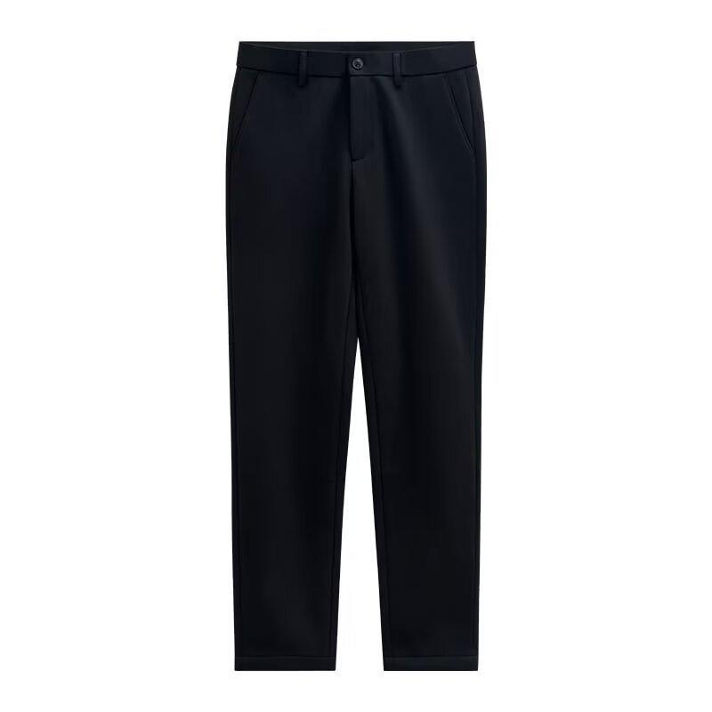 Half Pants, Shorts - メンズ 西装パンツ ビジネス スラックス 男性用 直筒 薄手 伸縮性 混紡 ポリエステル 青年 ゆったり 春秋 ネイビー グレー 黒 カジュアル 通勤 軽量 免烫 明線ステッチ ポロシャツ 合わせ シャツ トップス ジャケット コーデ 日常 履き 快適